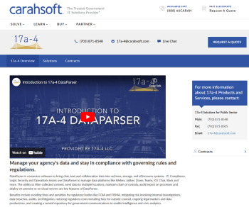 Carahsoft Partner Site